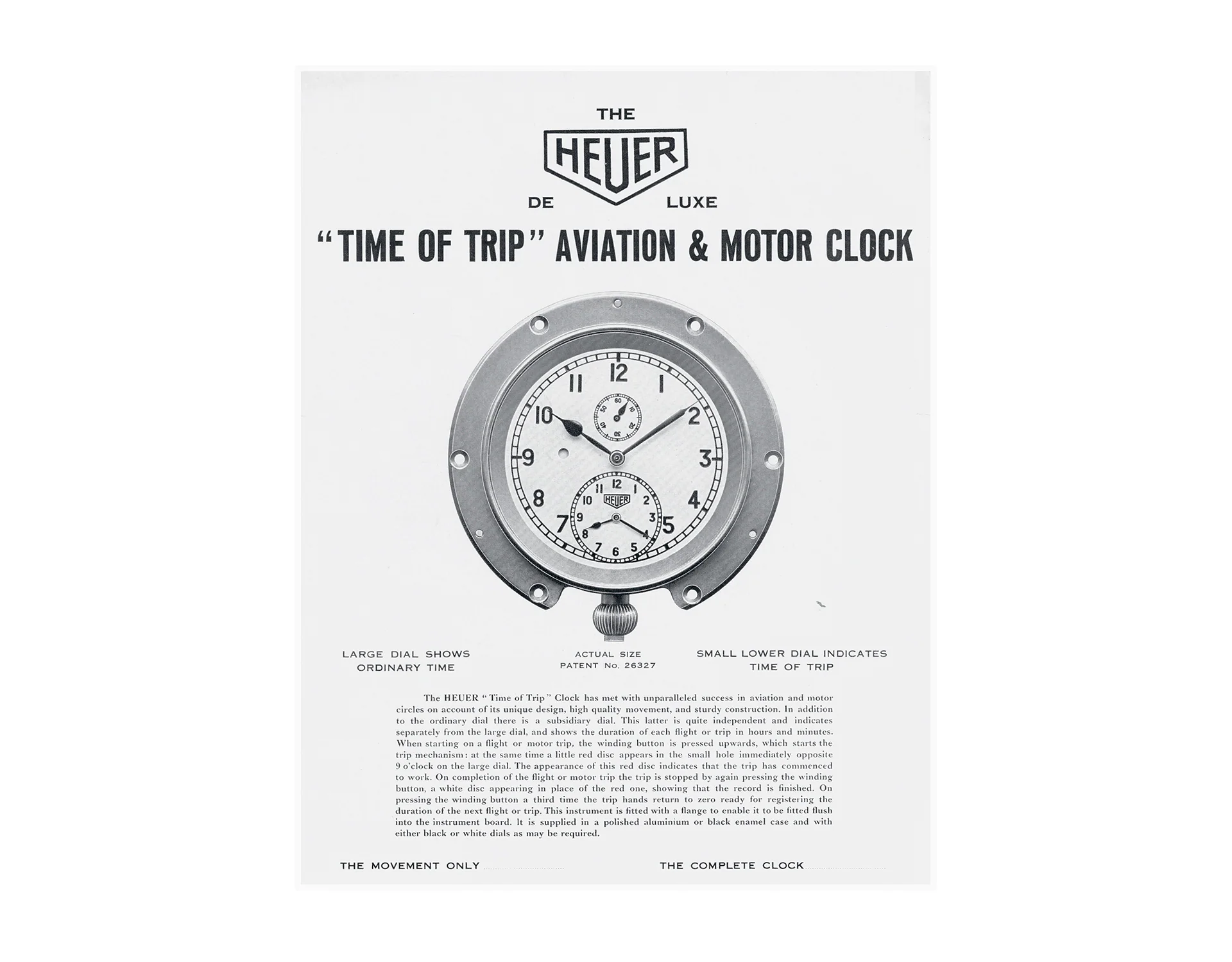 Lancement du Time of Trip
